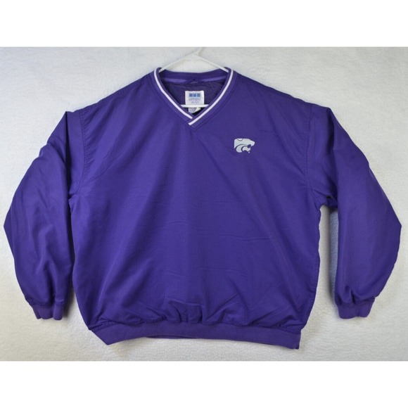 Ross Sportswear Other - Northwestern Wildcats Jacket Mens XL Purple Pullover Wind Breaker Pockets